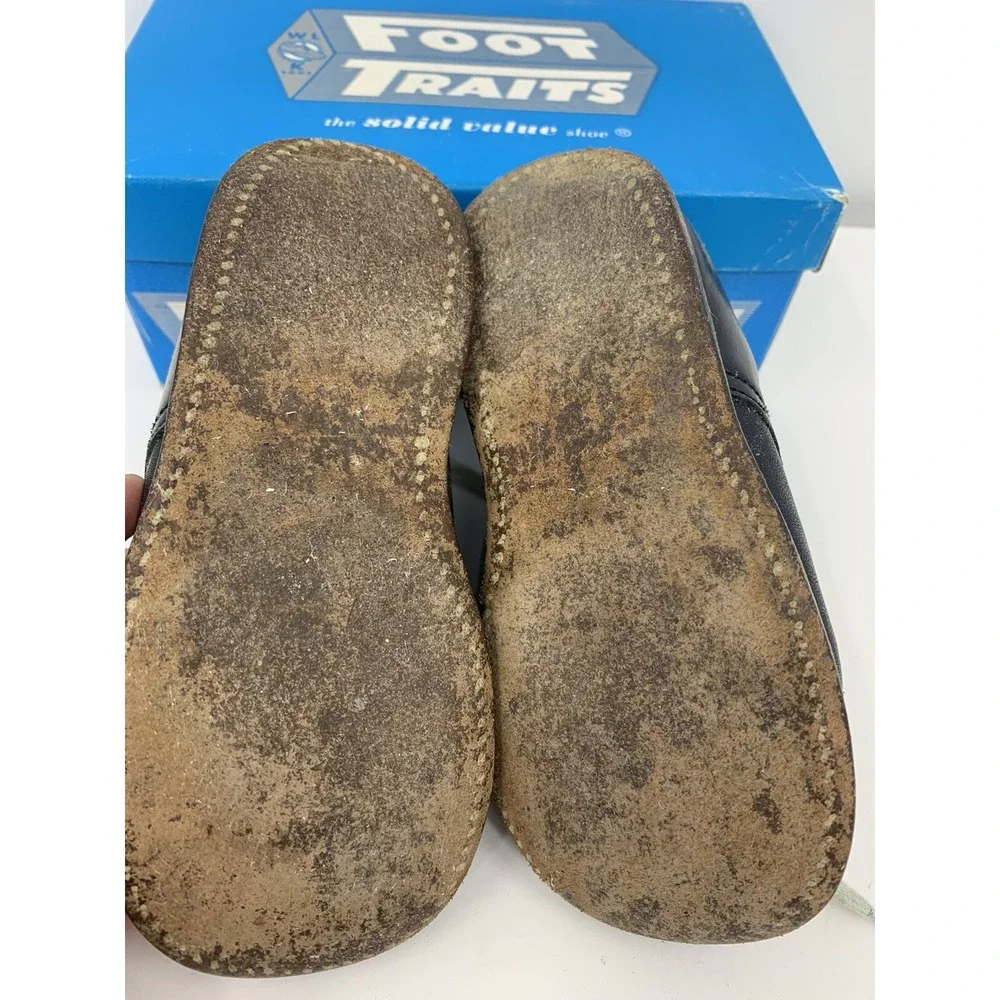 Vintage Children's Baby Walking Ankle Shoes Foot Traits Size 7.5 Original Box
